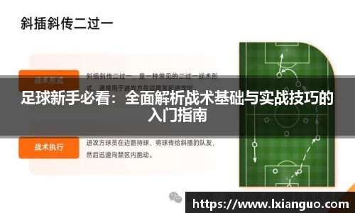 足球新手必看：全面解析战术基础与实战技巧的入门指南